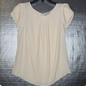 Chic Cream Women's Blouse